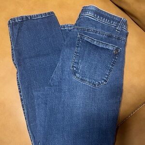 Democracy Women's Straight Leg Jeans in Dark Blue Wash